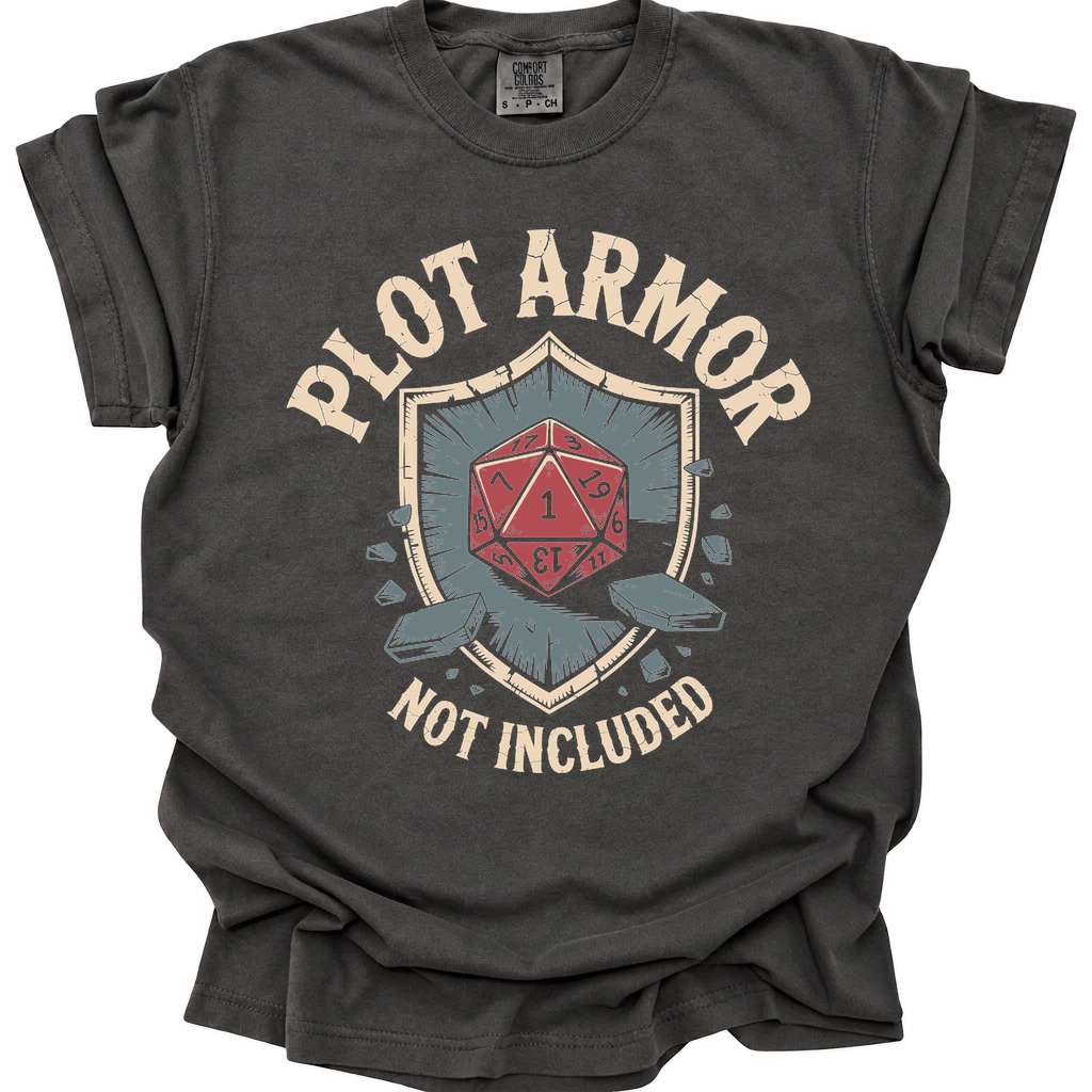 Plot Armor Sold Separately T-Shirt - Pepper