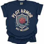 Plot Armor Sold Separately T-Shirt - True Navy
