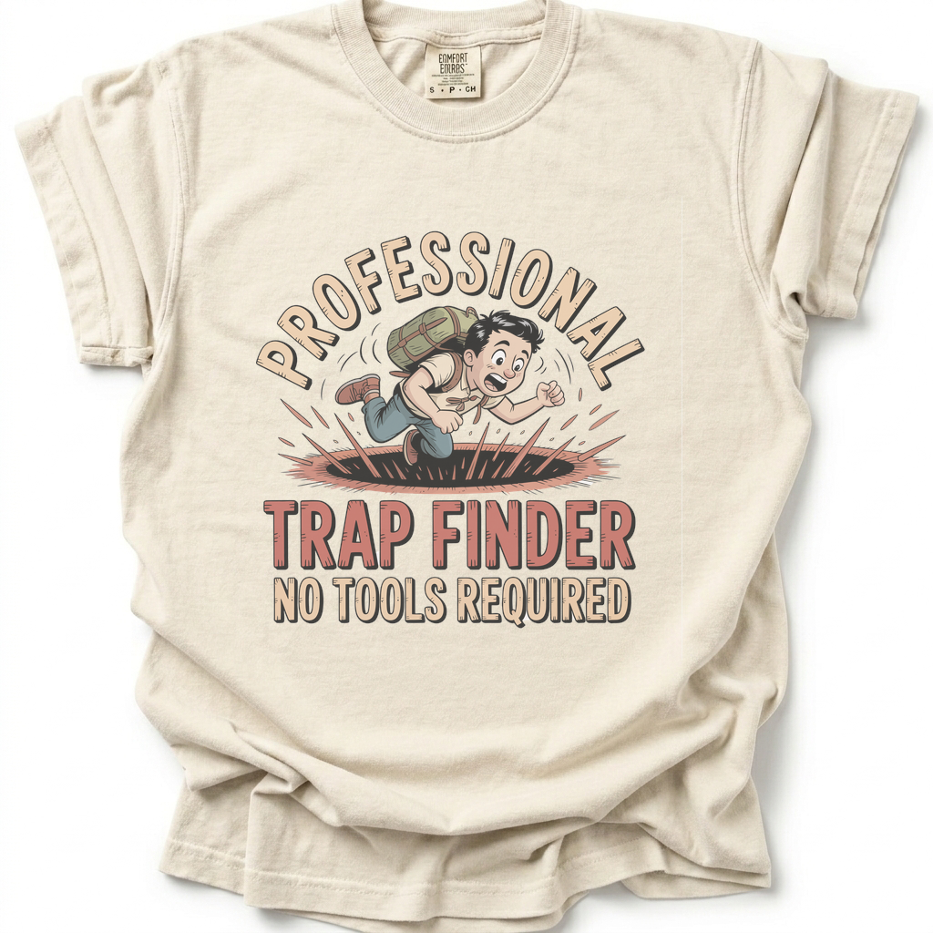 Professional Trap Finder T-Shirt - Ivory