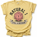 Questionable Decisions T-Shirt - Butter Yellow