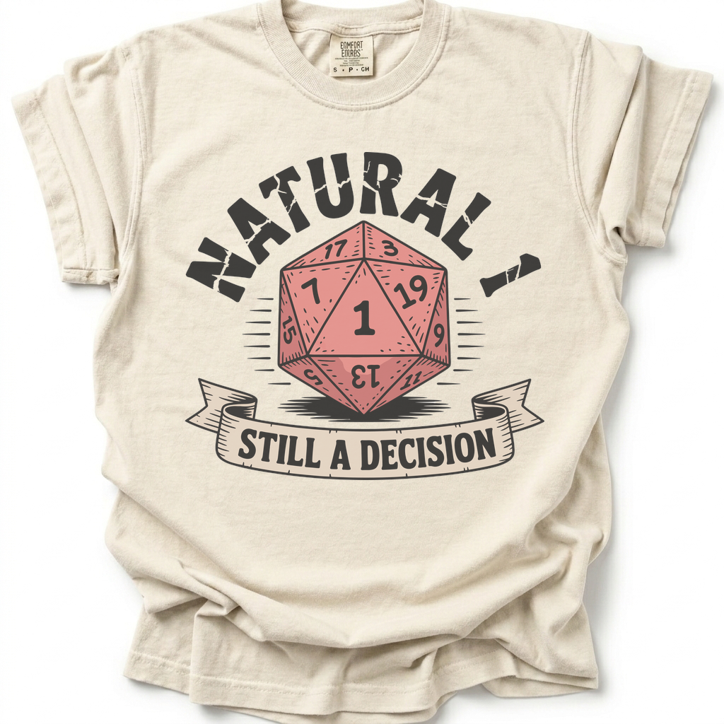 Questionable Decisions T-Shirt - Ivory