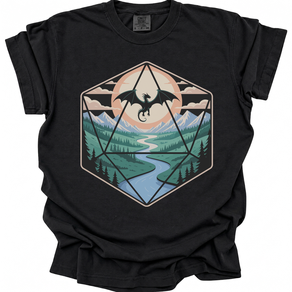 Realms Within T-Shirt - Black