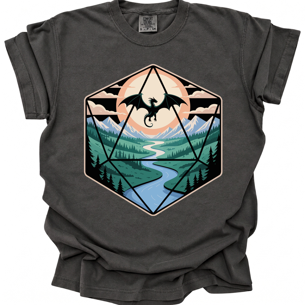Realms Within T-Shirt - Pepper