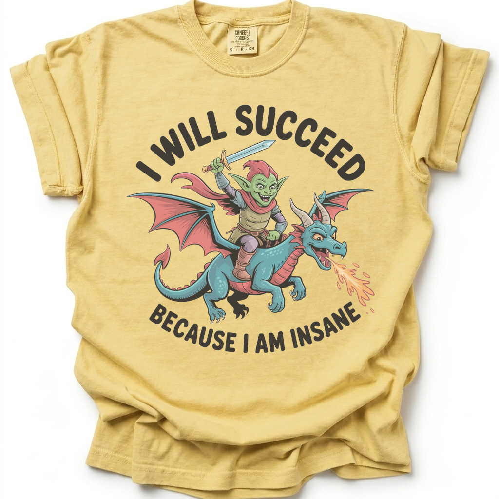 Reckless Confidence T-Shirt - Butter Yellow