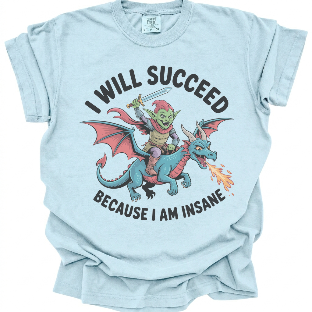 Reckless Confidence T-Shirt - Chambray