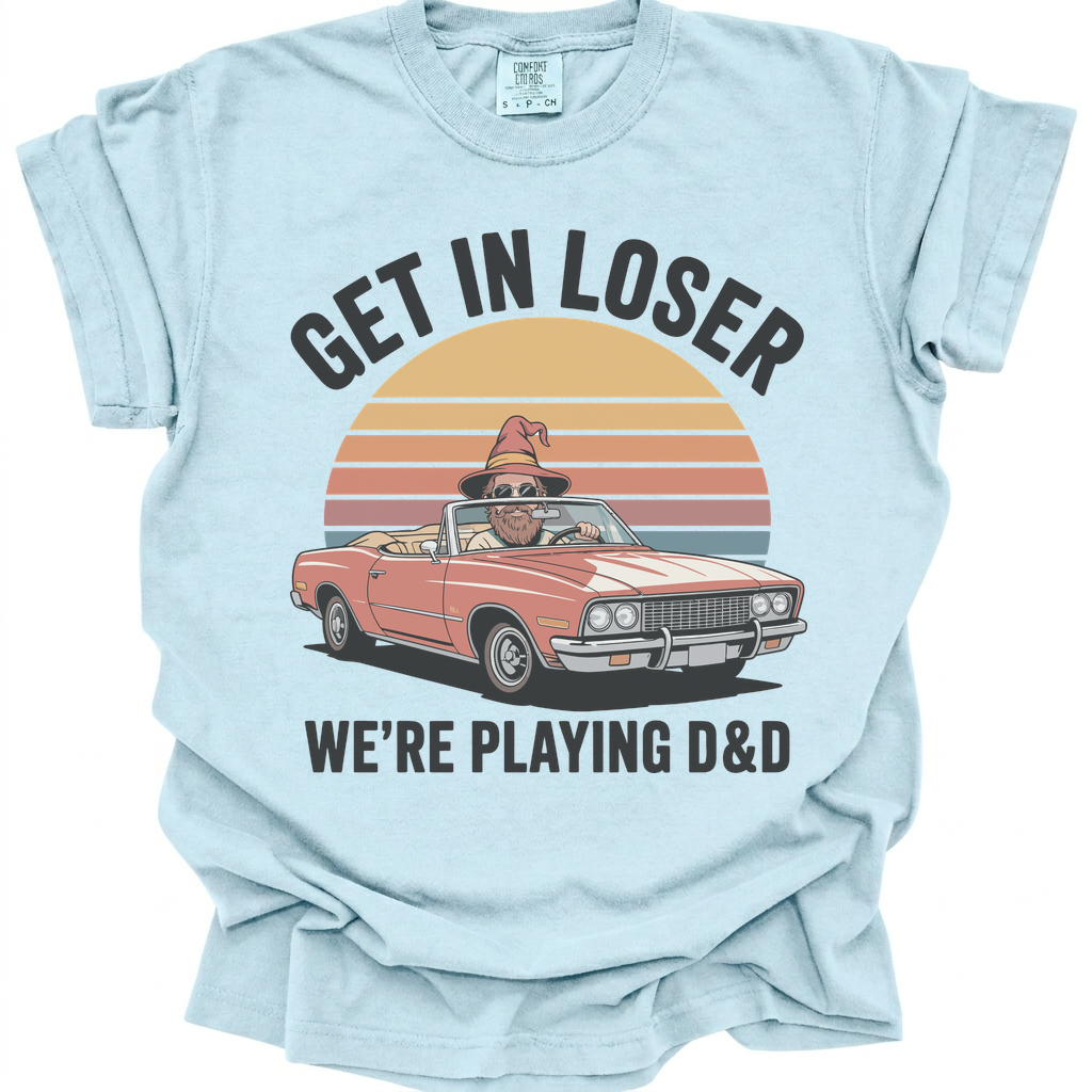 Roll With Wizards T-Shirt - Chambray