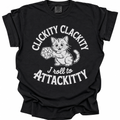 Roll to Attackitty T-Shirt - Black