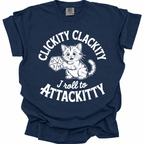 Roll to Attackitty T-Shirt - True Navy