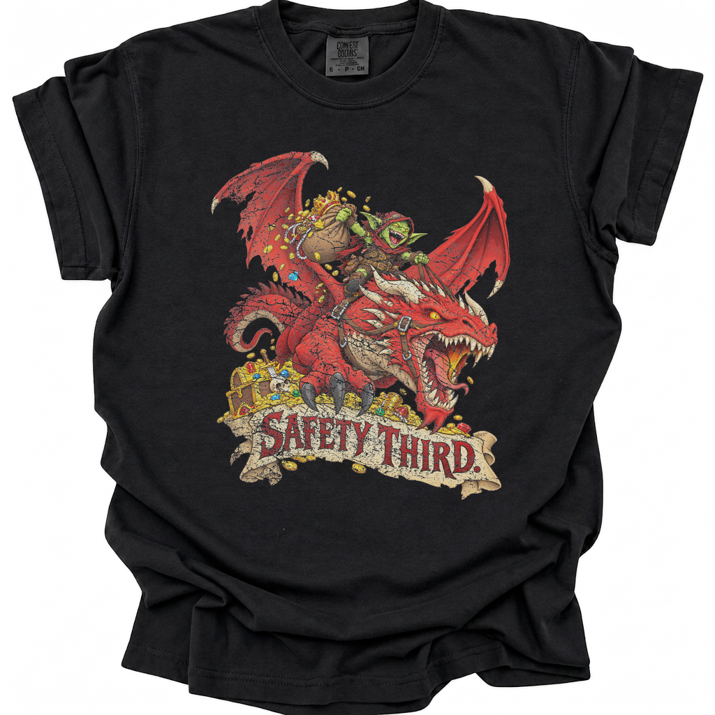 Safety Third T-Shirt - Black