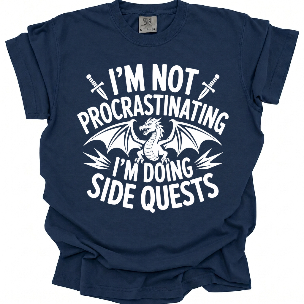 Side Quest Specialist T-Shirt - True Navy