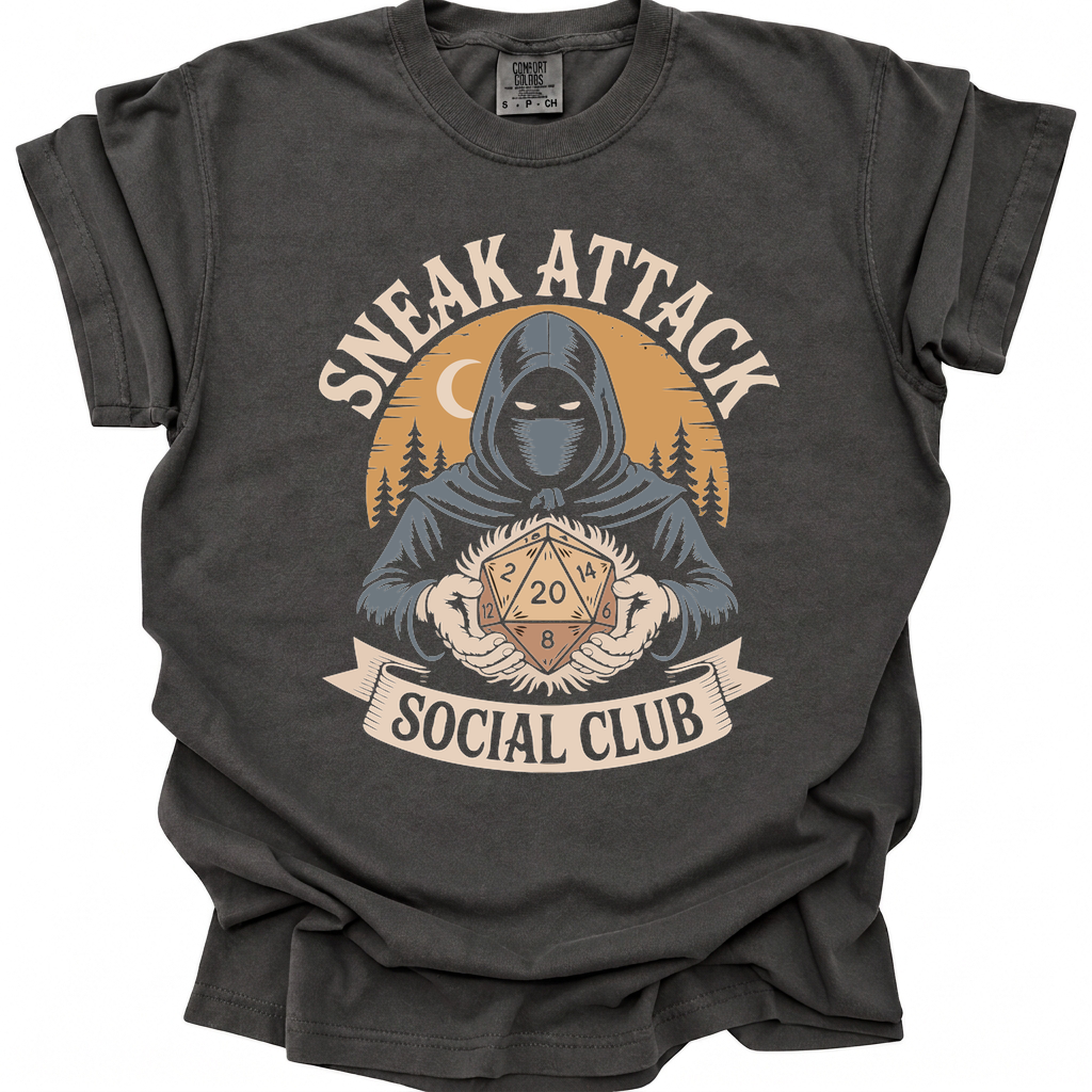 Sneak Attack Club T-Shirt - Pepper