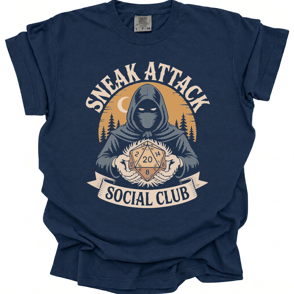 Sneak Attack Club T-Shirt - True Navy