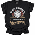 Socially Unavailable T-Shirt - Black