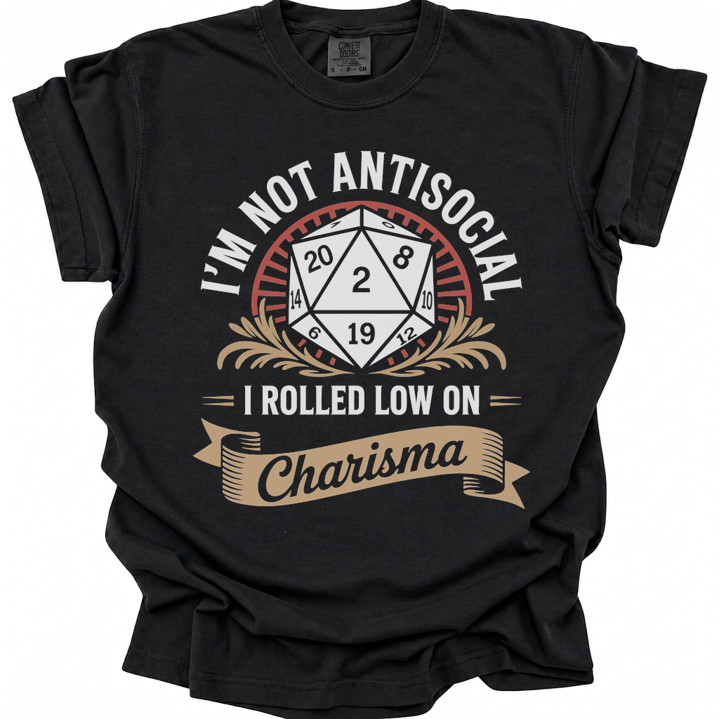 Socially Unavailable T-Shirt - Black