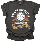Socially Unavailable T-Shirt - Pepper