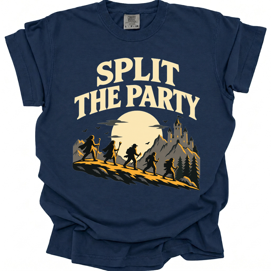 Split the Party T-Shirt - True Navy