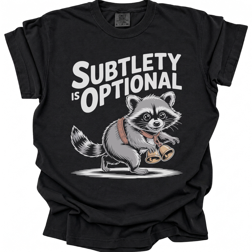 Subtlety Optional T-Shirt - Black