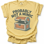 Suspicious Treasure T-Shirt - Butter Yellow