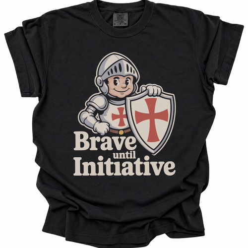 Temporarily Brave T-Shirt - Black