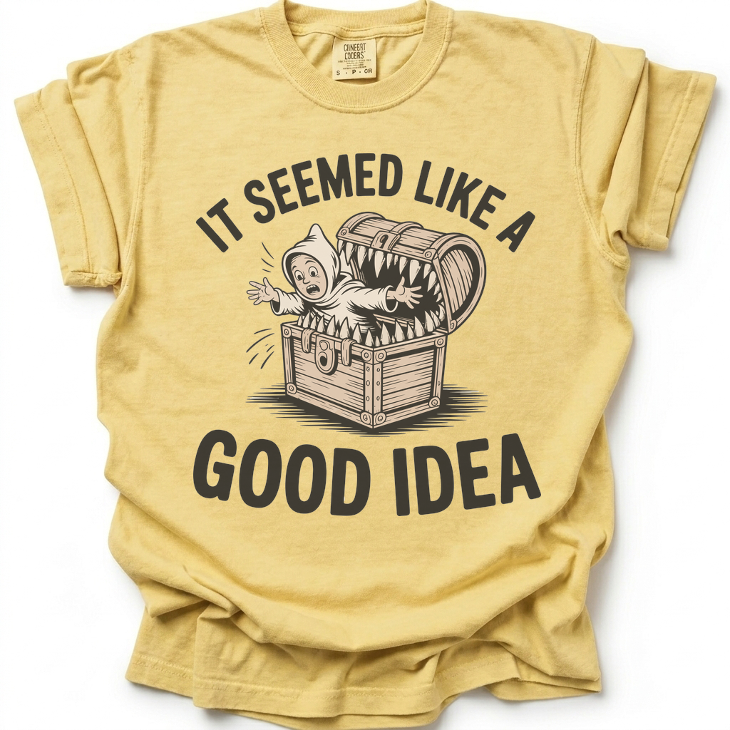 Terrible Treasure Choice T-Shirt - Butter Yellow