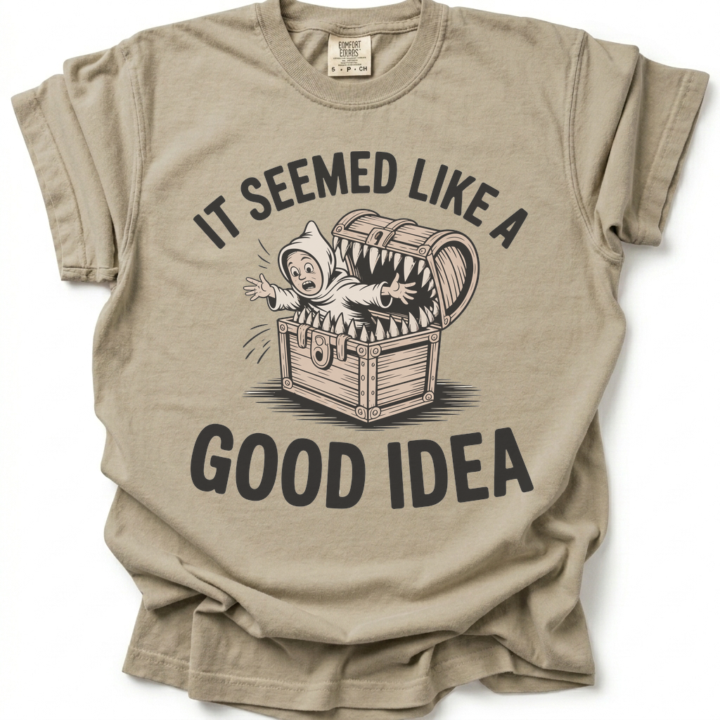 Terrible Treasure Choice T-Shirt - Sand Stone
