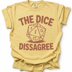 The Dice Disagree T-Shirt - Butter Yellow