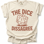 The Dice Disagree T-Shirt - Ivory