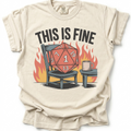 This Is Fine T-Shirt - Ivory