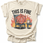 This Is Fine T-Shirt - Ivory