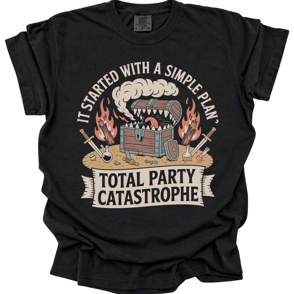 Total Party Catastrophe T-Shirt - Black