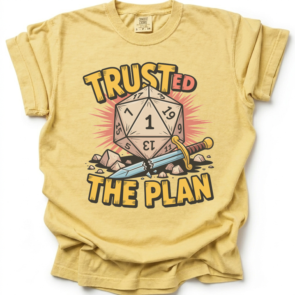 Trusted the Plan T-Shirt - Butter Yellow