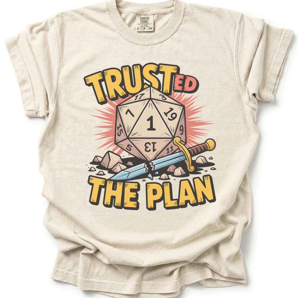 Trusted the Plan T-Shirt - Ivory
