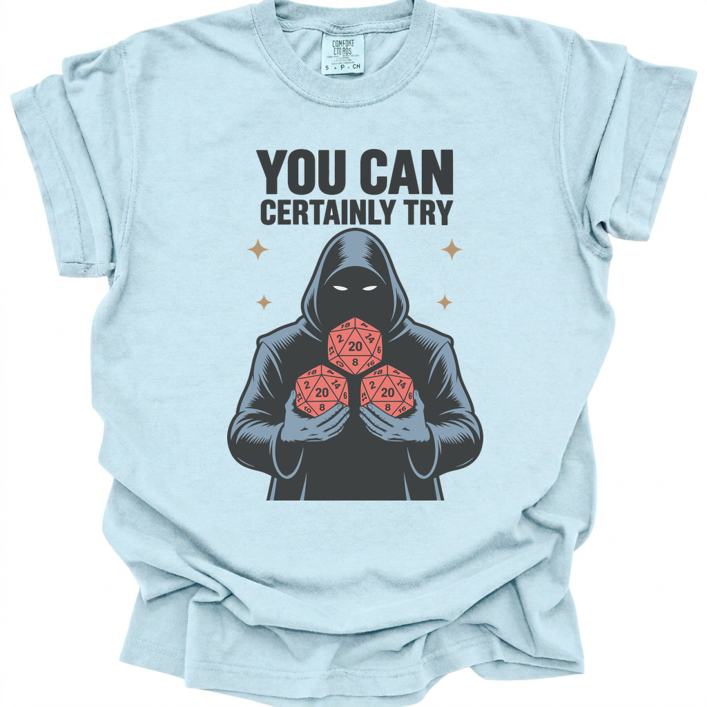 Try Your Luck T-Shirt - Chambray
