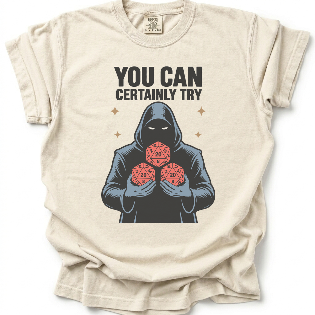 Try Your Luck T-Shirt - Ivory