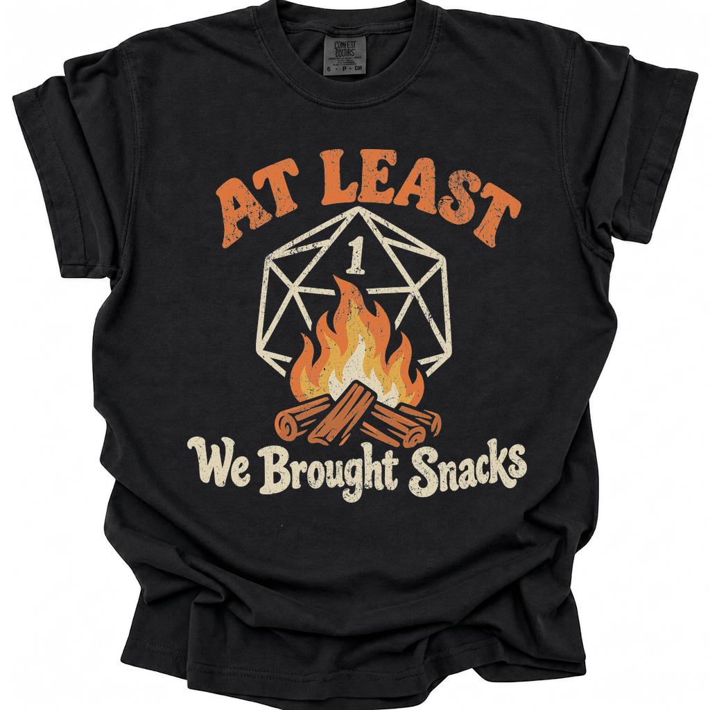 We Brought Snacks T-Shirt - Black