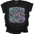 Wizard Racoon Fantasy T-Shirt - Black