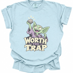 Worth the Trap T-Shirt - Chambray