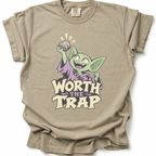 Worth the Trap T-Shirt - Sand Stone