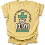 Zero Safe Days T-Shirt - Butter Yellow
