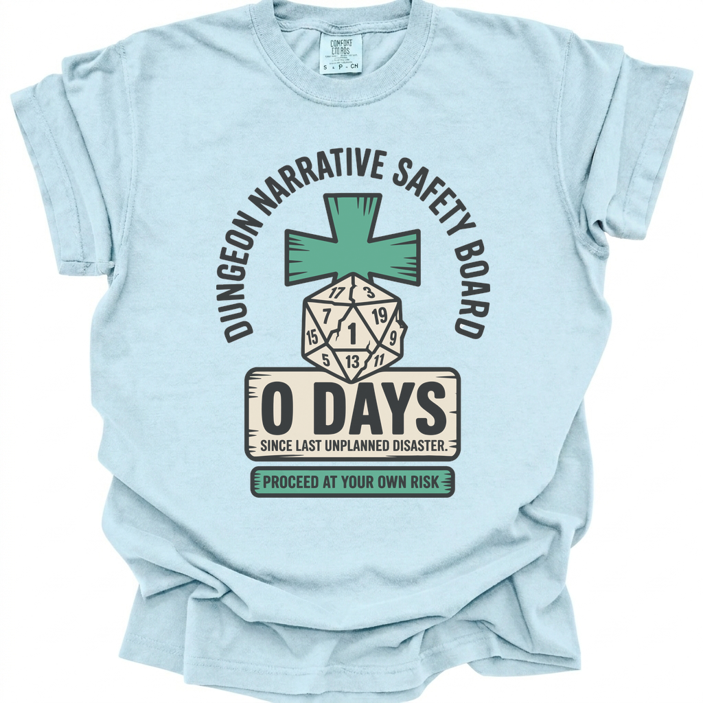 Zero Safe Days T-Shirt - Chambray