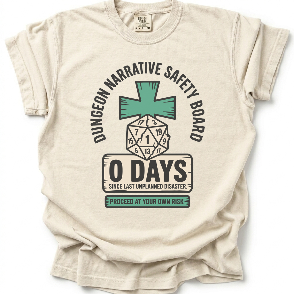Zero Safe Days T-Shirt - Ivory