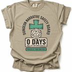 Zero Safe Days T-Shirt - Sand Stone